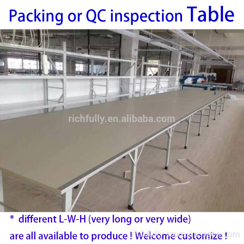 Rugs or Fabric rolls QC inspection Table